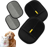 Double-Sided Pet Grooming Gloves - Electrostatic Hair Removal Tool, Cat & Dog Grooming (Plus size(2pcs))