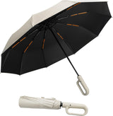Folding & Inverted Umbrella, Outdoor Travel Umbrella, 46 Inch Portable Reverse Folding Umbrella，Windproof Folding Umbrella for Men and Women