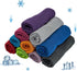 Cooling Towel Ice Towel Workout Towel, Soft Breathable Sweat Towel for Sports, Yoga, Gym, Golf, Camping, Running, Fitness, Workout & More Activities (10 PCS)