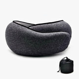 Travel Memory U-Shaped Pillow, Soft Skin-Friendly Cotton Fabric, All-Round, Portable Easy Storage, Ideal for Air Travel Business Trips Naps, Cervical Care, Removable Washable Cover