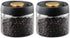 Airtight Borosilicate Glass Coffee Bean Storage Container with Vacuum Sealed Lid, 2pcs Food Storage Jars for Dry Goods, Coffee Bar Necessity