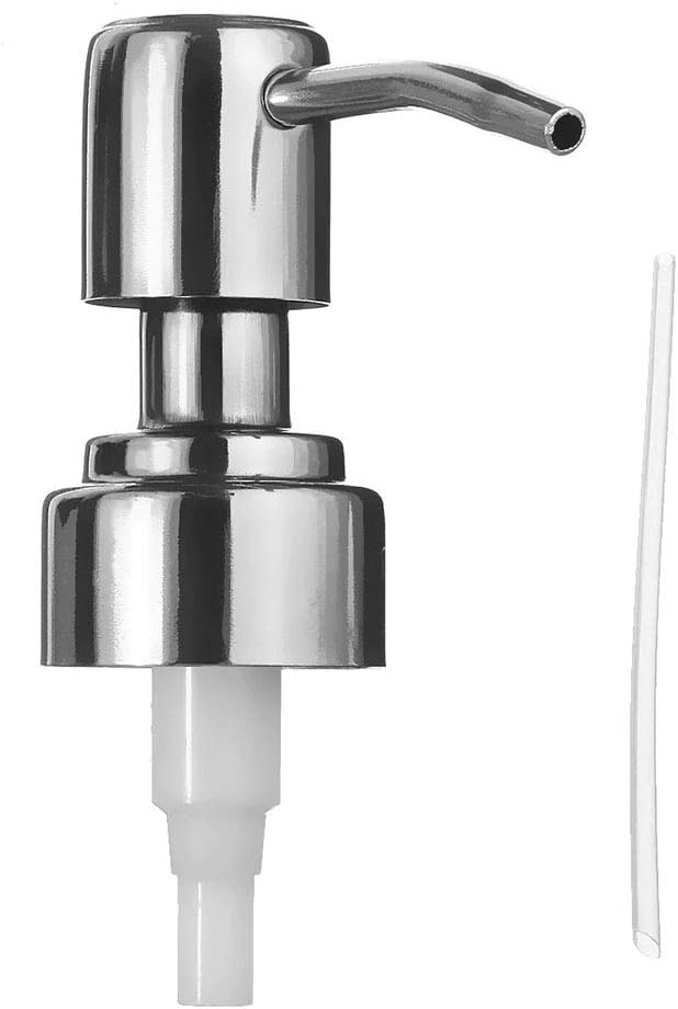 Stainless Steel Soap and Lotion Dispenser Replacement for 26mm-27.4mm Bottles
