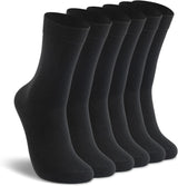 Women's Thin Merino Wool Socks, Multi Colors Soft Dress Socks,Warm Breathable Crew Casual Socks 3/6 Pairs Pack