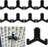 10 Pcs Tool Hook for Shed Accessories, Plastic ABS Tool Hooks Compatible with Lifetime Shed 60305 60118 60127 60138 60141 Etc Not Work on Any Sheds with Horizontal Siding (Black)