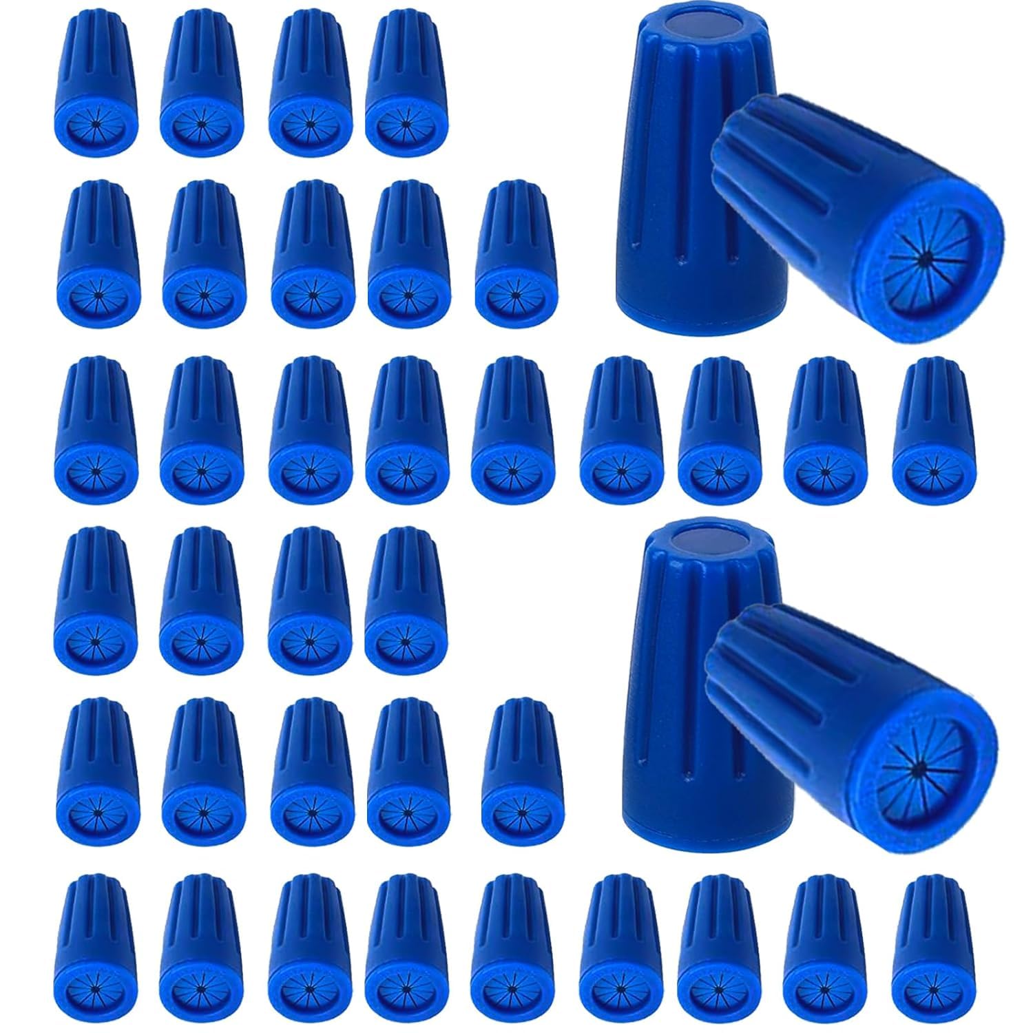 40PCS Waterproof Outdoor Wire Electrical Connectors,Sealant Twist Nuts Caps Cable Terminal Connector Gel for Landscape Light, Building Application, Wet Location Installation, 22AWG-12AWG, Medium Size