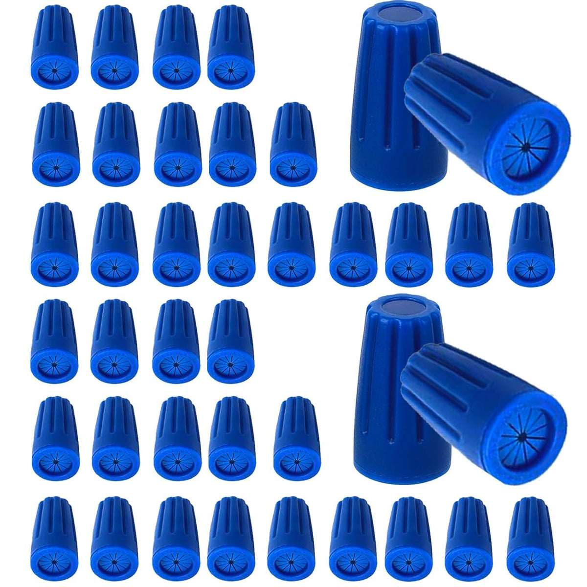 40PCS Waterproof Outdoor Wire Electrical Connectors,Sealant Twist Nuts Caps Cable Terminal Connector Gel for Landscape Light, Building Application, Wet Location Installation, 22AWG-12AWG, Medium Size
