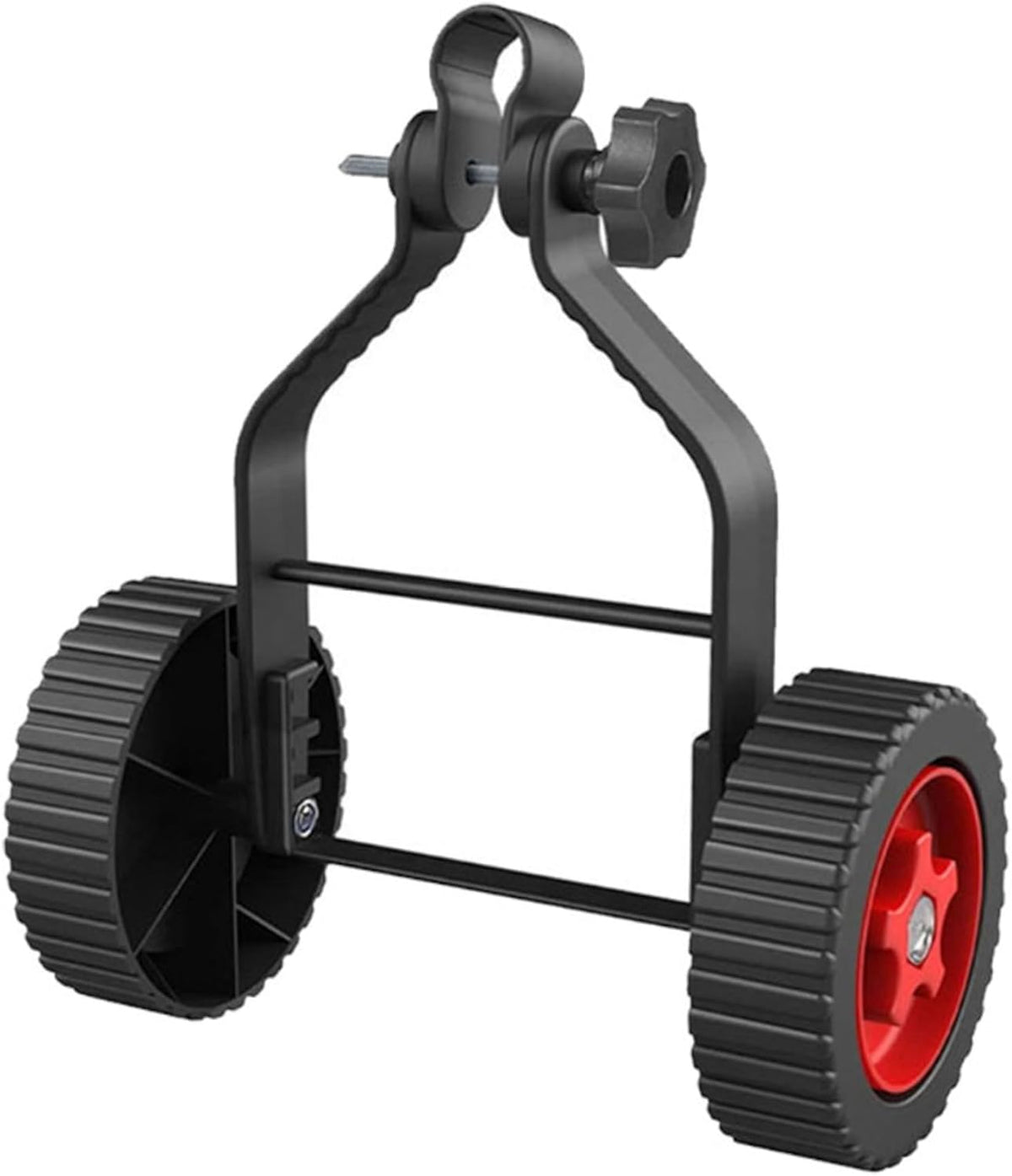 String Trimmer Wheel Attachment, Weed Wacker Attachments, Adjustable Support Wheels, Non-Slip Detachable Lawn Mower Support Wheels Labor-Saving Replacement for Most Mowers