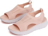 Women's Dressy Orthopedic Sandals, Comfortable Arch Support Flip Flops, Sport Orthotic, Plantar Fasciitis, White, Size 11