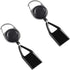 2Pcs Black Pants Lighter Clip,Retractable Lighter Belt,Anti Lost Retractable Lighter Cover Leash,Keychain Belt,Lighter Leash for Fishing Hiking,Lighter Protective Cover for Camping,House Supplies
