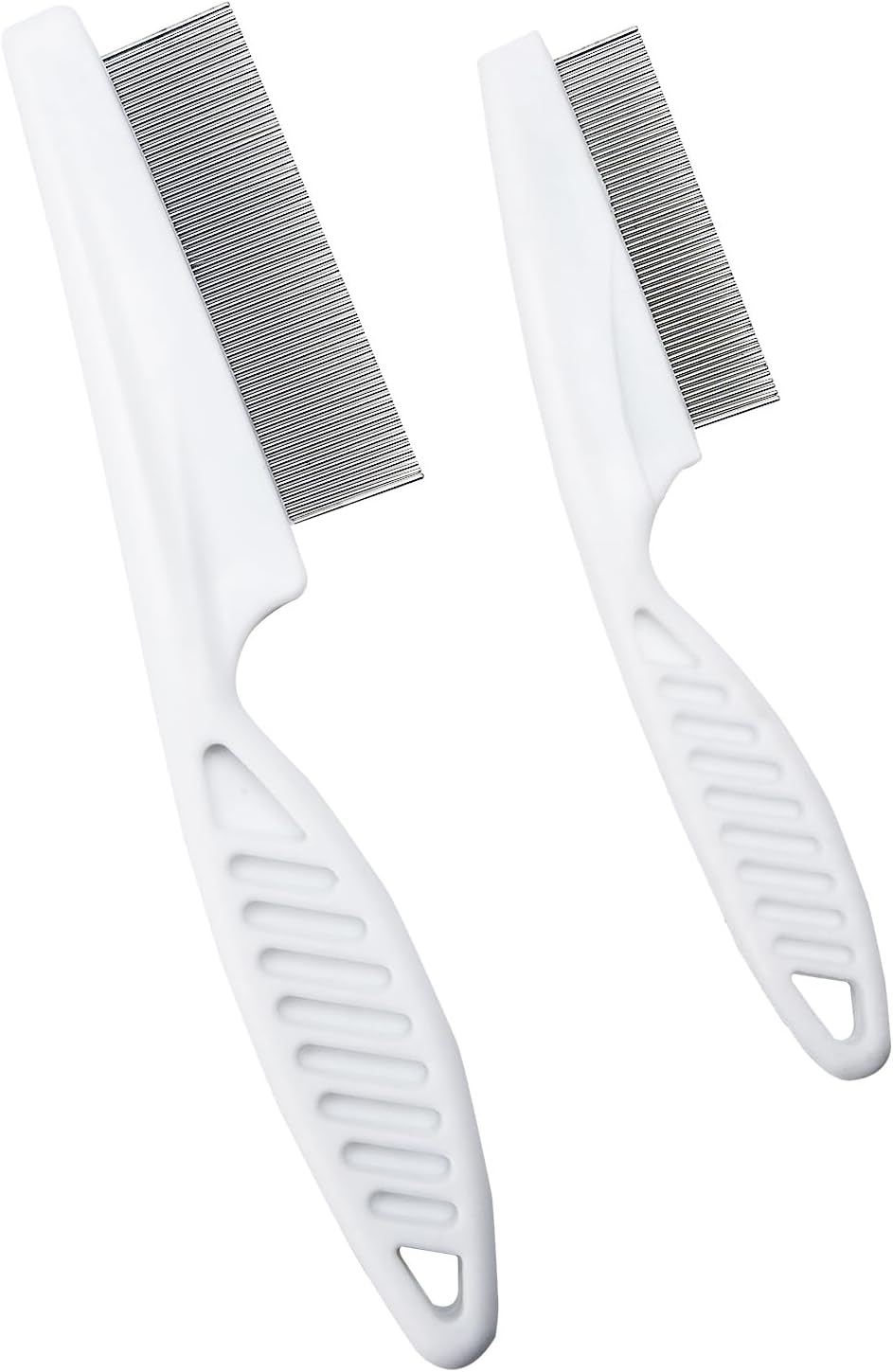 2 PCS flea Comb for Dogs and Cats - Promotes Hair Growth and Removes Loose Hair, Knots