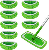 8Pcs Reusable Mop Pads Compatible with Swiffer Sweeper Mop, Dry Sweeping Cloths, Washable Microfiber Wet Mop Pads Refill for Household Cleaning
