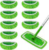 8Pcs Reusable Mop Pads Compatible with Swiffer Sweeper Mop, Dry Sweeping Cloths, Washable Microfiber Wet Mop Pads Refill for Household Cleaning