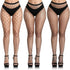 3 PCS Black Fishnet Stockings for Women, Fish Nets Women Tights, Fishnet Tights Ladies Plus Size One Size Fit All