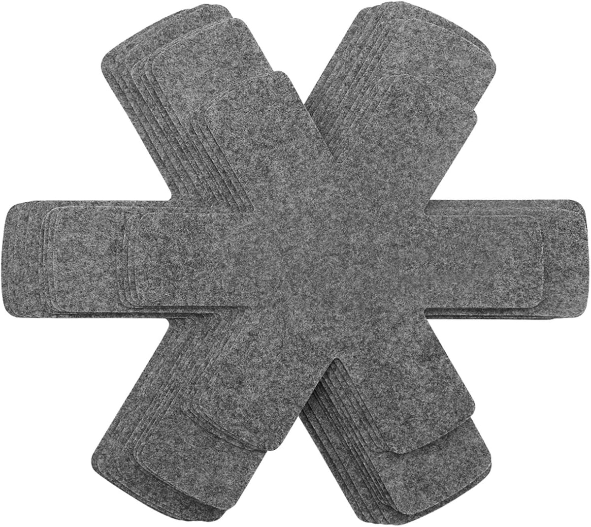 Pot and Pan Protectors, Set of 12 and 3 Different Size, Cookware Dividers Pads/Stacking Pan Protectors/Pot Separators Pads for Protecting and Separating Pots Pans