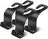 Car Seat Headrest Hook 4 Pack - Universal Auto Seat Hook Hanger Storage Organizer Holder (Black)