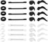 16 Pairs Eyeglasses Retainers, Premium Silicone Anti-Slip Eyeglass Holder, Comfort Ear Grip Hooks Protectors for Spectacle Sunglasses Reading Glasses Eyewear1