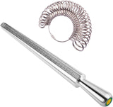 Ring Mandrel Sizer Finger Sizing Measuring Stick - Ring Sizer Guage 27 Pcs Metal Circle Models Jewellery Tool