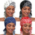 4 Pieces Women Chemo Hat Turban Beanie, Pre-Tied Headwraps Headwear Bandana for Hair Loss