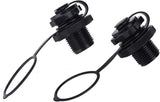 2Pcs Inflatable Boat Valve, Spiral Air Plug for Kayak, Raft, Air Mattress - Replacement Screw Boston Valve for Rubber Dinghy, Pool Airbeds