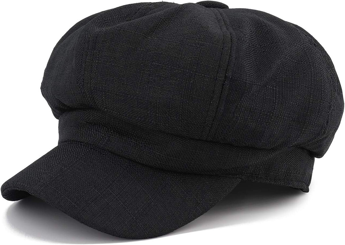 Newsboy Cap Ivy Cap Plain Cabbie Visor Beret Gatsby Ivy Caps for Women Newsboy Cap Lightweight Summer Prime Gatsby Cap Driving Hats Ivy Hat Adjustable Beret Cotton