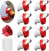 DIY Chicken Feeders, No Waste Automatic Poultry Feeder 8 Ports 1 Hole Saw Gravity Chick Feeders Rodent Proof Rain Proof Port for Buckets Barrels Bins Troughs (8 pcs)