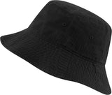Bucket Sun Hat 100% Cotton Long brim and Deeper & Round Top Tennis Packable Summer Fashion Outdoor Hat