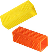 2-Pack Pet Dog Cat Hair Remover for Cars Furniture Carpet Block Roller Sofa Hollow Rubber Cleaner Brush