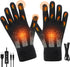 USB Heated Gloves, Winter Warm Heated Gloves Touchscreen Gloves Hand Warmers Work Gloves Unisex Washable Knitting Glove (style2)