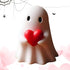 Ghost Figurine Ghost Decor, Spooky Resin Middle Finger Statue, Cute Decoration for Gift Props Tabletop Home Decor Best Gifts for Anniversary Weddings New Year