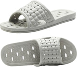 Quick Drying Shower Slippers non-slip Bathroom Slippers Drain Holes Shower Shoes for Women and Men Dorm pool gym