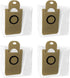 Vacuum Cleaner 4pcs Dust Bags. Compatible For Laresar L6 Nex. Robot Vacuum Cleaner Spare Parts Replacement Accessories