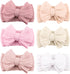 Handmade Baby Headbands Soft Stretchy Nylon Hair Bands with Bows for Newborn Infant Baby Toddler Girls