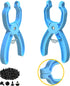 Safety Eye Tool Auxiliary Tool for Attaching Safety Eyes for Crocheting Safety Eyes Crochet Tools for Amigurumi Crochet & Stuffed 5-30mm Animal Eyes Making Supplies Tool（Blue 1pcs）