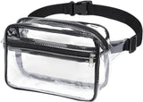 Clear Fanny Pack, PVC Transparent Stadium Bag, Waterproof Adjustable Strap Fanny Pack Crossbody