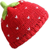Y2k Beanie for Women Strawberry Crochet Hats Demon Beanies Cute Hat Grunge Emo Slouchy Warm Knitted Hats