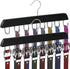 Belt Hanger Belt Organizer Tie Rack Tank Top Bra Hanger Tie Hanger Bra Organizer for Closet with 14 Hooks,Upgraded 360°Rotating,Space Saver for Underwear & Tie Storage 2pcs