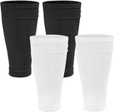 Shin Pads Sock, 2 Pairs Soccer Shin Guard Sock, Breathable Soccer Shin Guard Socks with Pockets, Shin Pads Holder