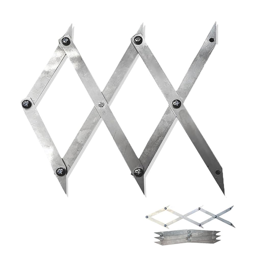 Picket Master Pro 3 Point Center Finder for Precise Measurements – High-Accuracy Center Finding Tool for Welding, Woodworking, Equal Spacing Layout Tool for Welding