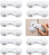 Child Safety Cabinet Locks 10 Pack Cabinet Door Locks with Adhesive for Baby Proof Childproof Safety Locks for Drawer Cupboards Fridge Closet and Pantry