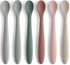 6-Piece Silicone Baby Feeding Spoons, First Stage Infant Soft-Tip Easy on Gums I Training Spoon | Utensils Supplies, Dishwasher & Boil-proof -