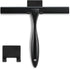 Shower Squeegee, 10-Inch Matte Black All-Purpose Stainless Steel Squeegee for Bathroom, Doors, Mirrors, Tiles and Car Windows - 100% Streak Free