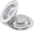 2 Pcs Sink Strainer for Most Kitchen Drain Basket, Upgraded Double-Layer Safe Design (Outer Diameter 4.5 Inch) Silver(2 Pcs) -
