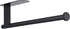 Paper Towel Holder, Upgrade SUS304 Stainless Steel Holder Under Cabinet, Bend-Resistant, Self-Adhesive or Drill mounting (Black) Black -