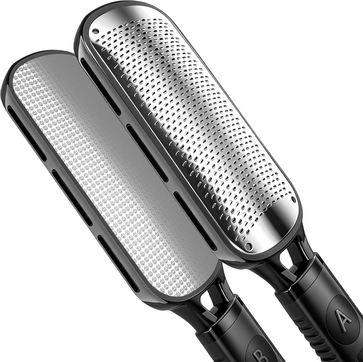 Foot File for Dead Skin, Double Sided Callus Remover Feet, Metal Scrubber Cracked Heel, Professional Scraper Rasp Pedicure Tool to Remove Hard Skin - 2 in 1