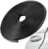 16.4Ft (5M) Car Door Edge Guard, No Glue Entry Guard Protective Strip, Rubber Trim Protector, Applicable to Car, Truck, SUV and ATV, Exterior Accessories（Black） Black 16.4Ft/5M