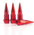 45mm Spiked Aluminum Stem Valve Caps,4PCS Dustproof Tire Wheel Caps for Cars,SUVs,Trucks Bicycles and Motorcycles(Red) 45MM-Red -