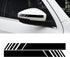 Car Exterior Accessories Rear View Mirror Stickers Decor Body Sticker Vinyl 4pcs (Black) Black -
