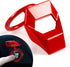 Universal Engine Start Stop Button Cover, Car Power Control Zinc Alloy Trim, One Cover Interior Accessories（Red） Red -
