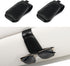 2 Pack Sunglass Holder for Car Visor Sunglasses Clip, Universal Non-Slip Magnetic Leather Glasses Eyeglasses Hanger Mounter, Truck Interior Accessories Woman Man, Black 2PCS
