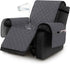 100% Waterproof Recliner Chair Covers, Covers Non-Slip Stay in Place, Thick Cover for with Pocket, Dog Couch Protector Washable(Grey, 23") Gray 23"